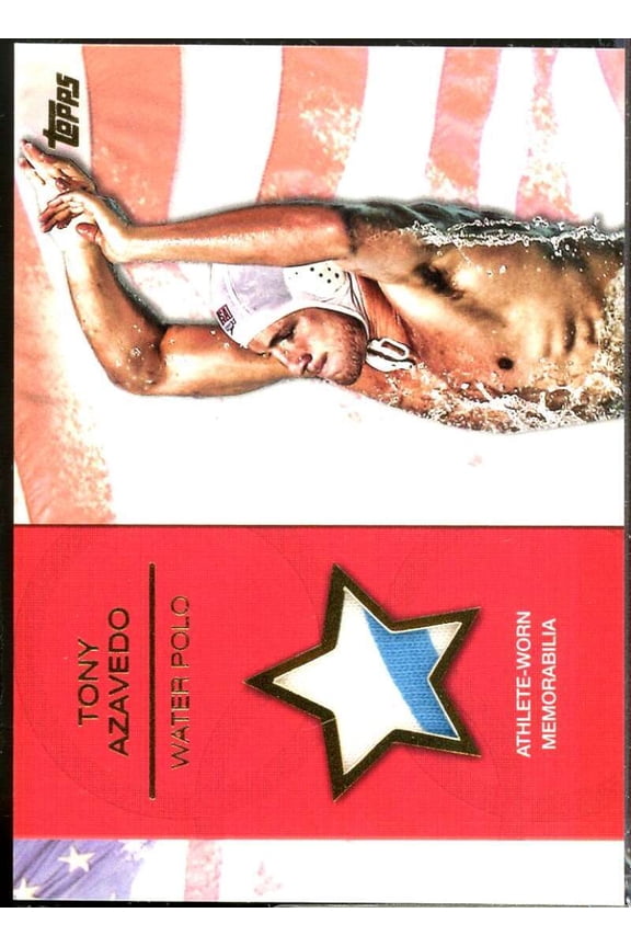 Tony Azavedo Card 2012 Topps U.S. Olympic Team Relics Gold /25 #ORTA