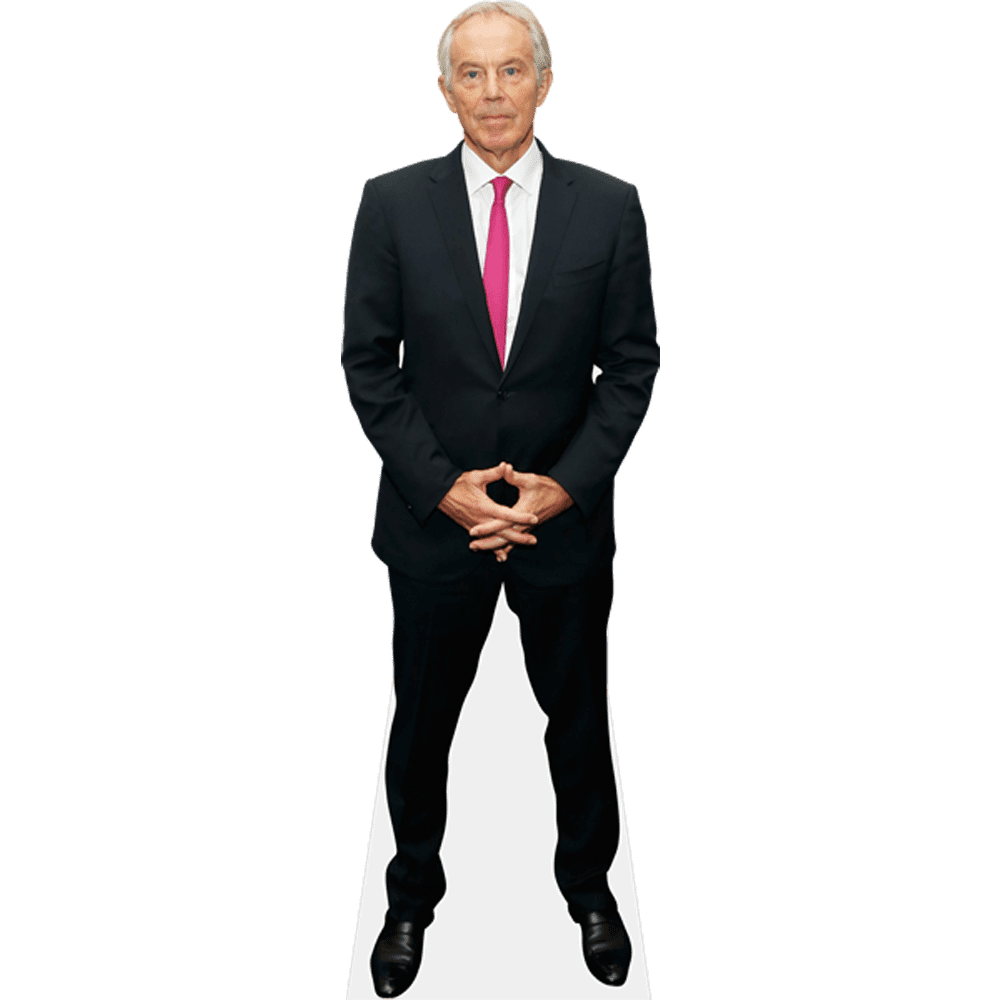 Tony Blair (Suit) Mini Cardboard Cutout Standee - Walmart.com