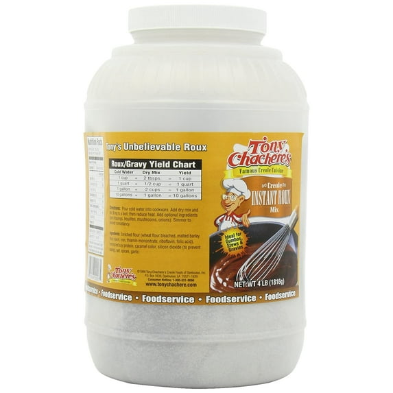 Tony Chachere Creole Instant Roux Mix, 4 Pound