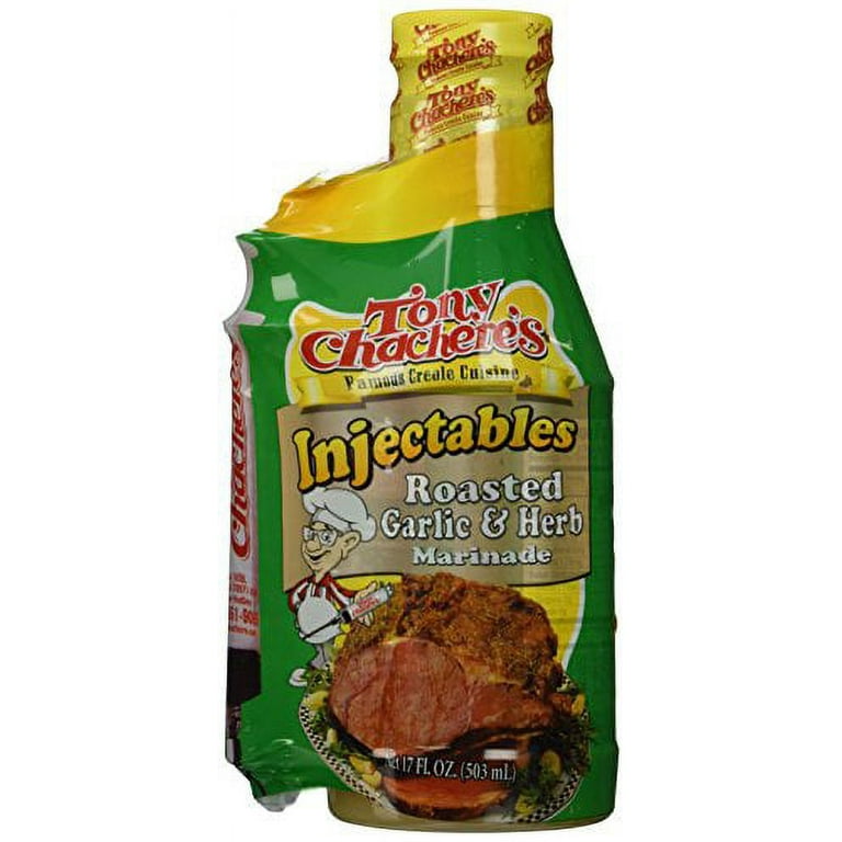 Tony Chachere Injectable Marinade Variety Pack, Butter and Jalapeno, 17 fl. oz, 3 Count