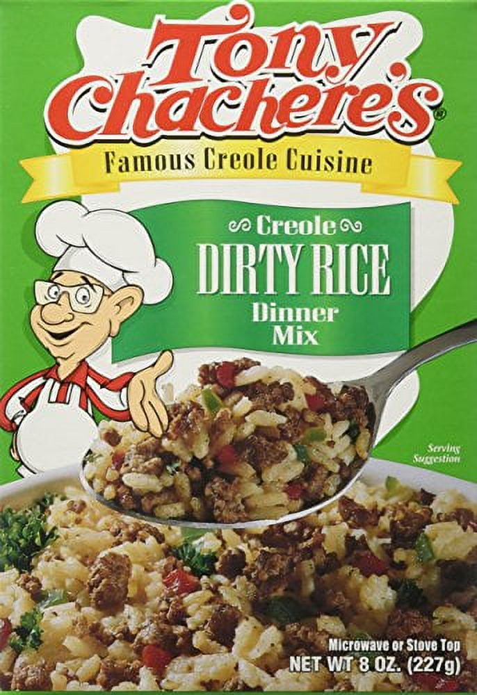 Tony Chachere Rice Dinner Mix, Dirty Rice, 4 Count