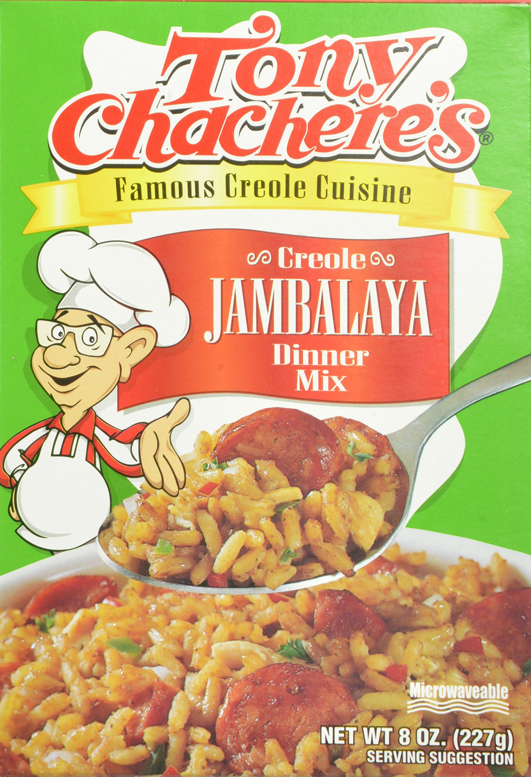 Tony Chachere Rice Dinner Mix, Jambalaya, 8 Ounce