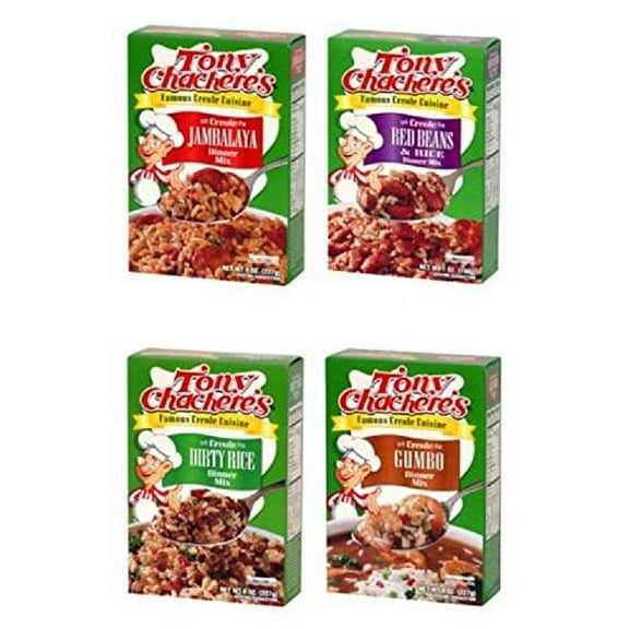 Tony Chachere Rice Dinner Mix, Variety Pack, 4 Count