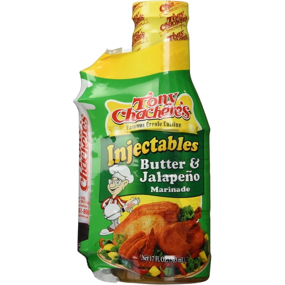 Tony Chachere's Creole Butter and Jalapeno Marinade, Injectable, Spicy ...