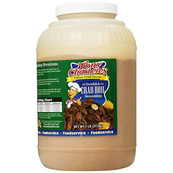Tony Chachere Seafood Seasonings, Crawfish and Crab Boil, 7 Pound