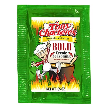 Tony Chachere's Bold Creole Seasoning .05 oz. Packets, 1000 Count