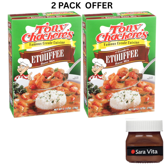 Tony Chachere's Cajun Etouffee Base, 2.75 oz, Shelf Stable, Stock Box