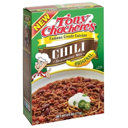 Tony Chachere's, Chili Mix, Original, Cajun, 2.5 oz