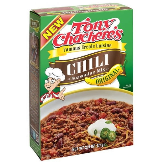 Tony Chachere's Chili Seasoning Mix (Original) - 1 Box