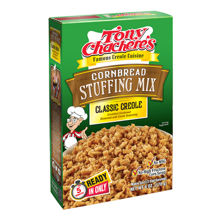 Tony Chachere's, Cornbread Stuffing Mix, Classic, Cajun, 6 oz, Shelf Stable
