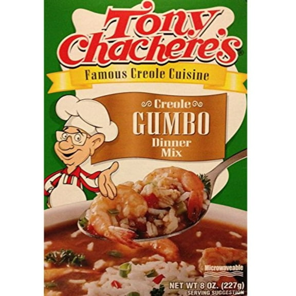 Tony Chachere's Creole Gumbo Dinner Mix - Case of 12 - 8 OZ