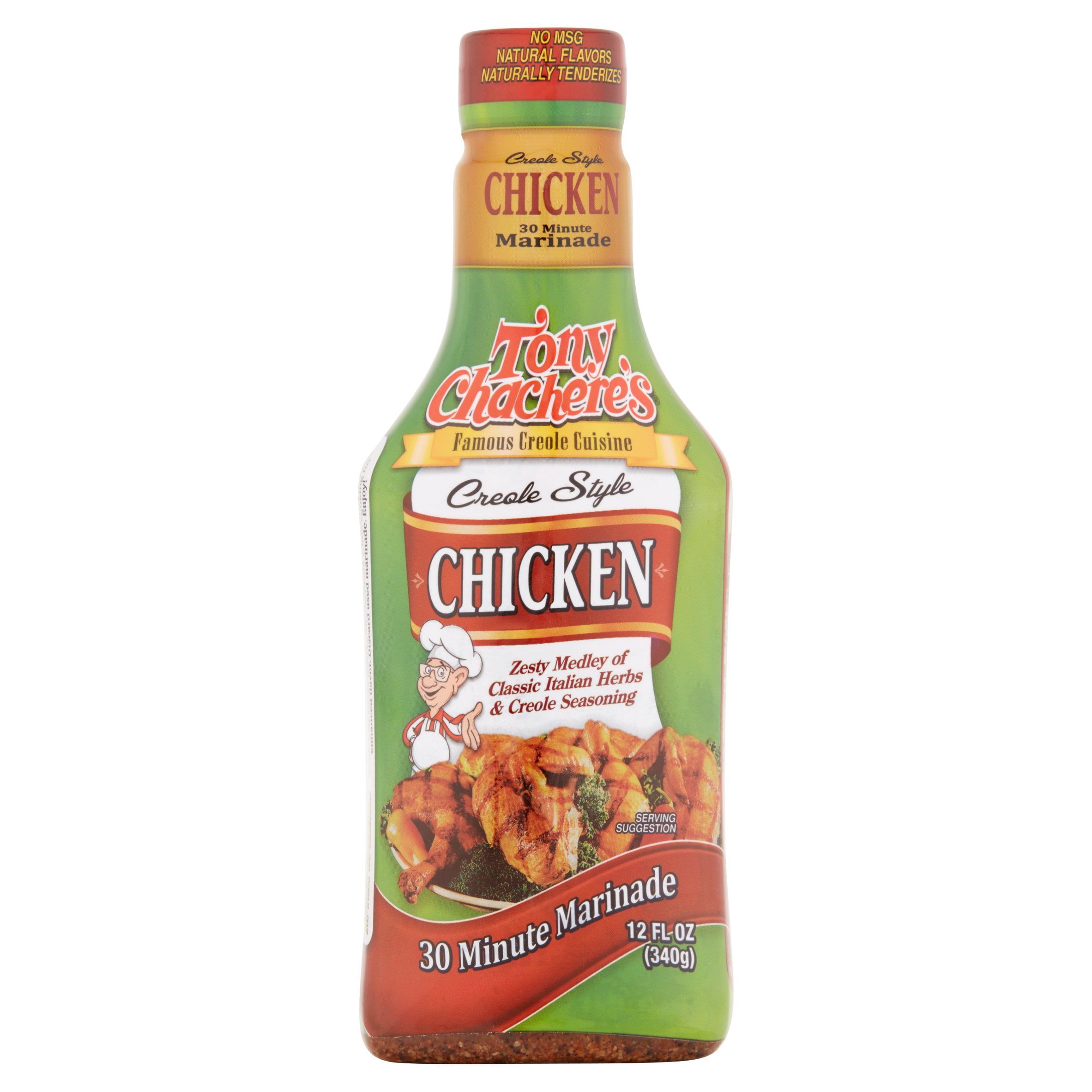 Tony Chachere's Creole Style Chicken Marinade, 12 fl oz