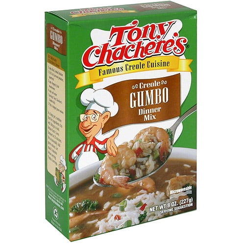 Tony Chachere's Famous Creole Cuisine Creole Gumbo Dinner Mix, 8 oz (Pack of 12)