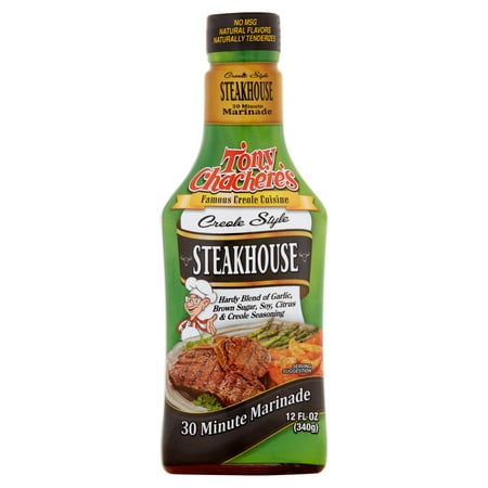 Tony Chachere’s, Marinade, Steakhouse, Cajun, Pourable, 12 fl oz