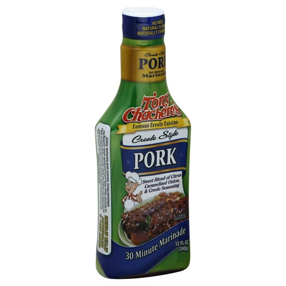 Tony Chachere's Pourable Marinade Pork 12 oz (Pack of 6)