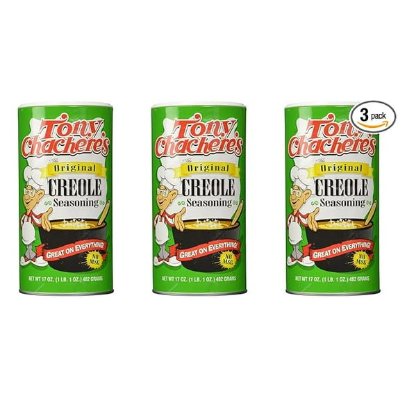 Tony Chachere's Seasoning Blends, Original Creole, 17 Ounce, Pack of 3