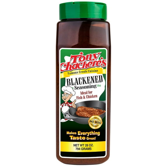 Tony Chachere’s, Seasoning, Cajun, Blackened, 28 oz
