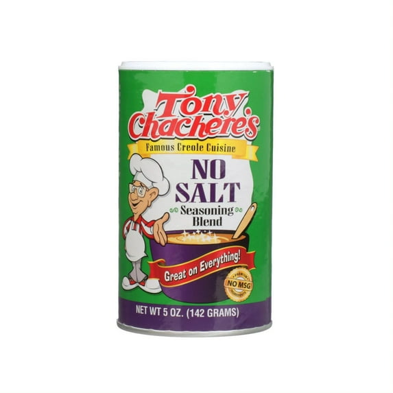 Tony Chachere’s, Seasoning, Cajun, No Salt, 5 oz