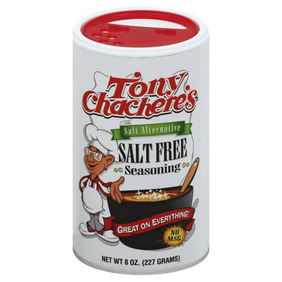 Tony Chachere’s, Seasoning, Cajun, Salt Free, 8 oz