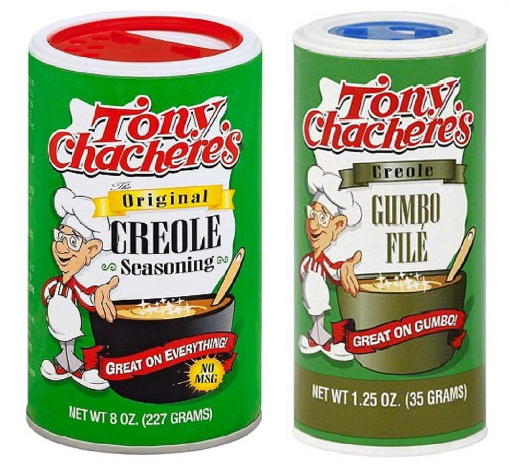 Cajun Creole Low Salt No MSG Seasoning Bundle - 1 each of Tony Chachere's  Creole Lite Seasoning 8 Ounce and Slap Ya Mama Low Sodium Cajun Seasoning 6