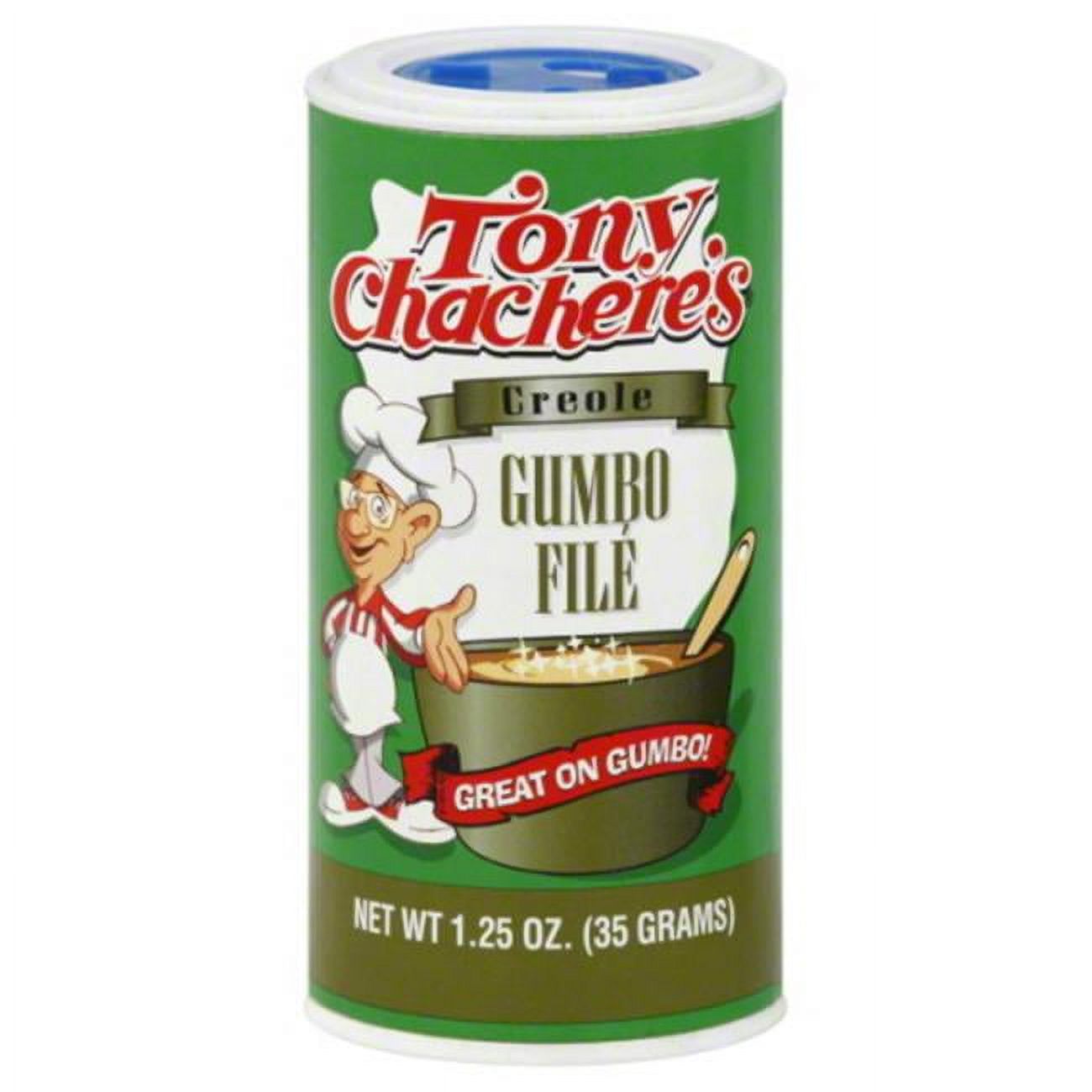 Tony Chacheres Seasoning Gumbo File-1.25 Oz -Pack Of 6 - Walmart.com