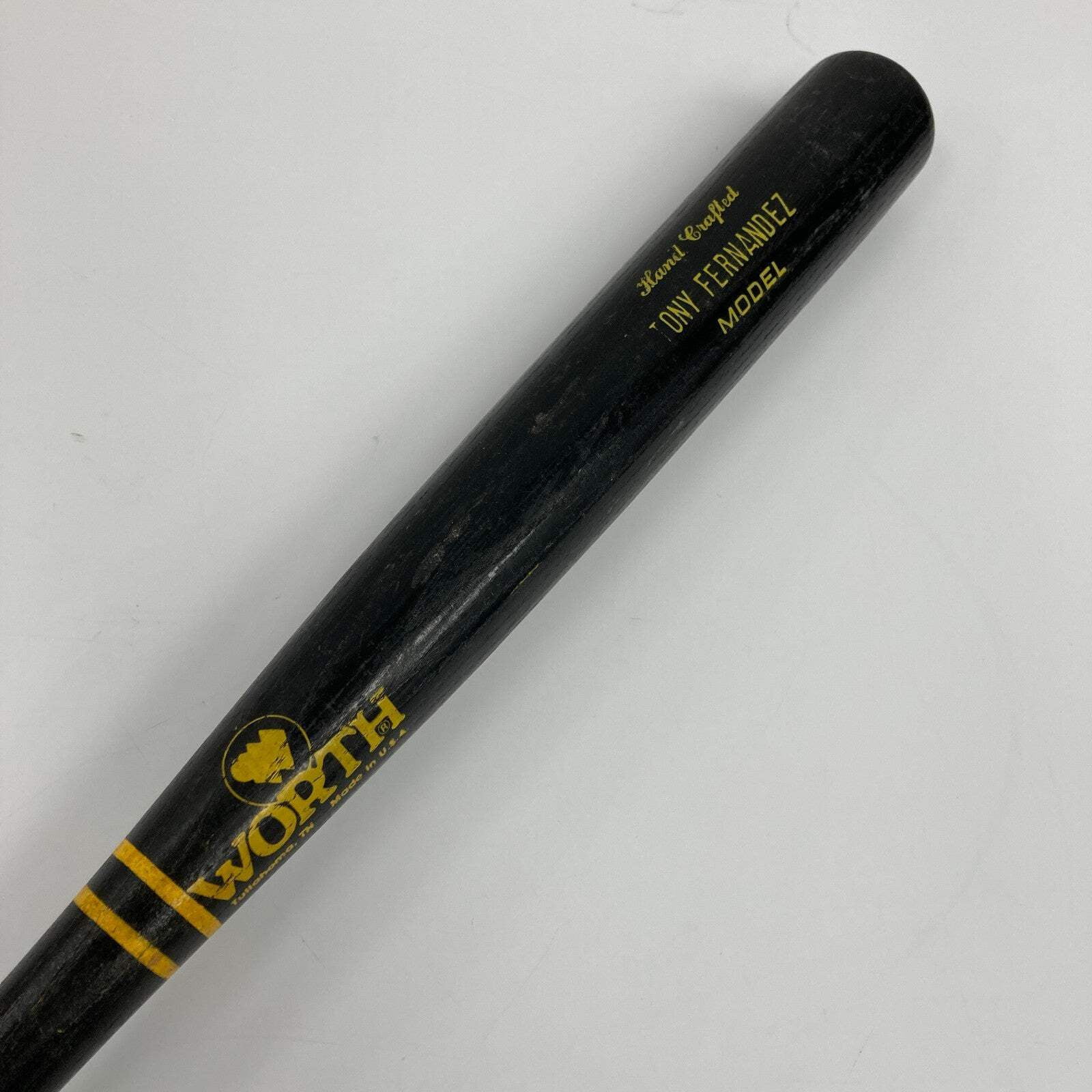 Tony Fernandez 1980's Worth Game Used Baseball Bat Toronto Blue Jays