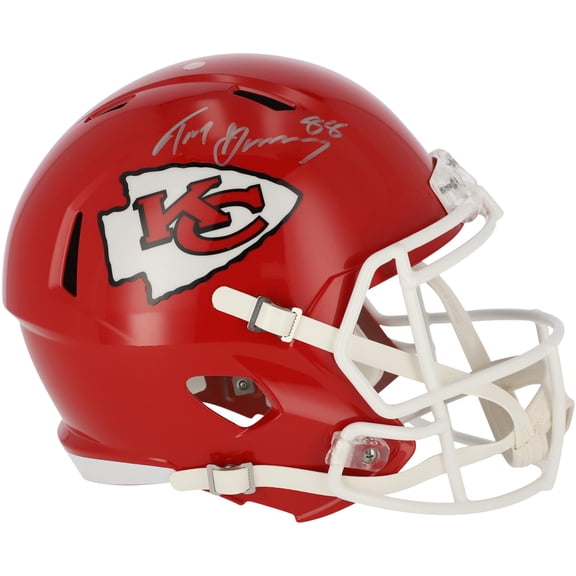 Tony Gonzalez Kansas City Chiefs Autographed Riddell Speed Replica Helmet - Fanatics Authentic Certified