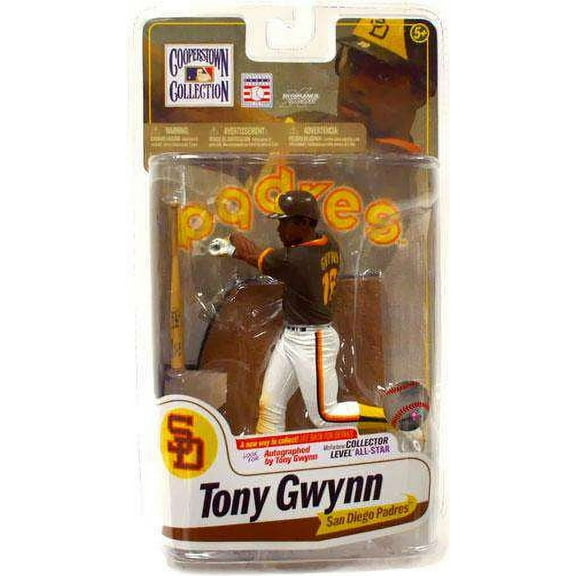 Tony Gwynn Action Figure Brown Jersey Cooperstown Collection Series 7