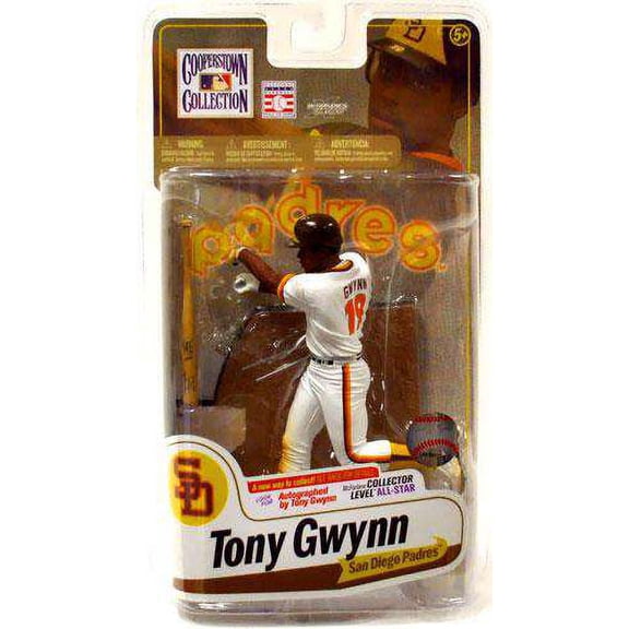 Tony Gwynn Action Figure White Jersey Cooperstown Collection Series 7