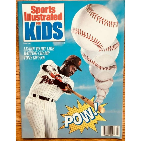 Tony Gwynn San Diego Padres 1989 SI for Kids magazine
