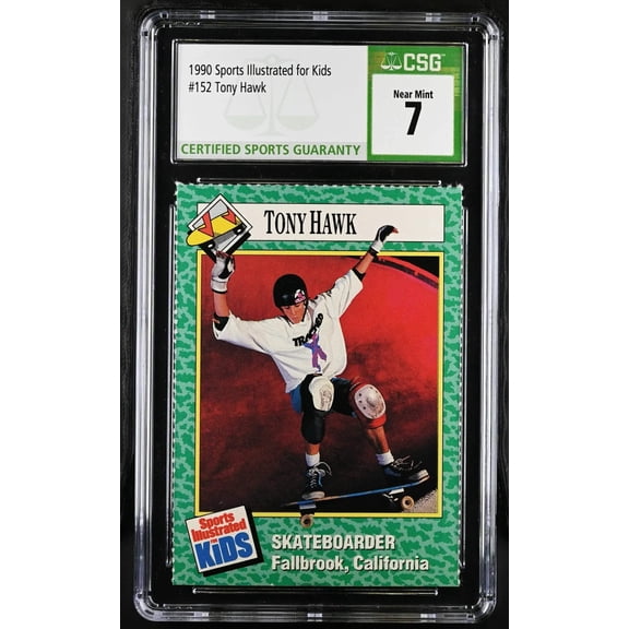 Tony Hawk 1990 SI for Kids Rookie Card CSG 7