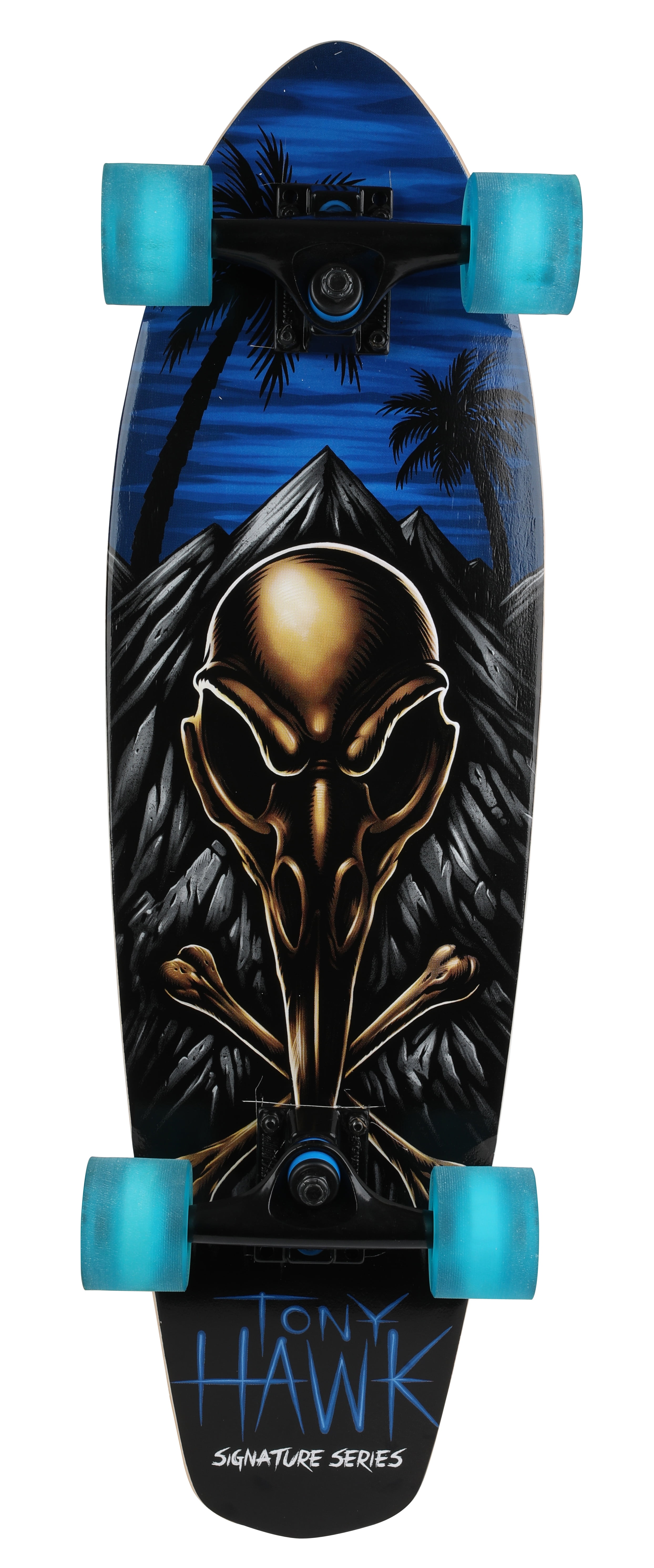 Tony Hawk 28" Cruiser Skateboard, Complete Beginner Skateboard with