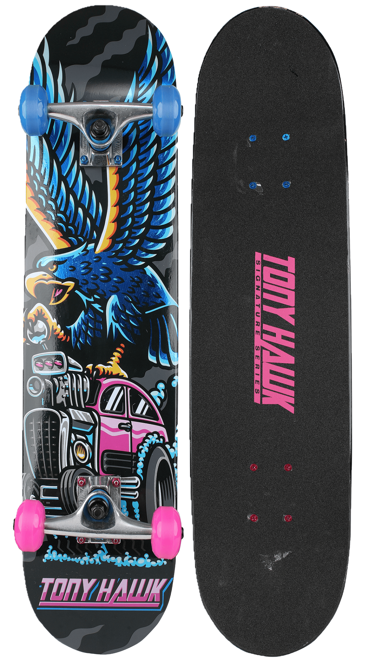 Tony Hawk 31" Popsicle Complete Skateboard with Pro Trucks, Truck Hawk, Kids Ages 5+ - Walmart.com