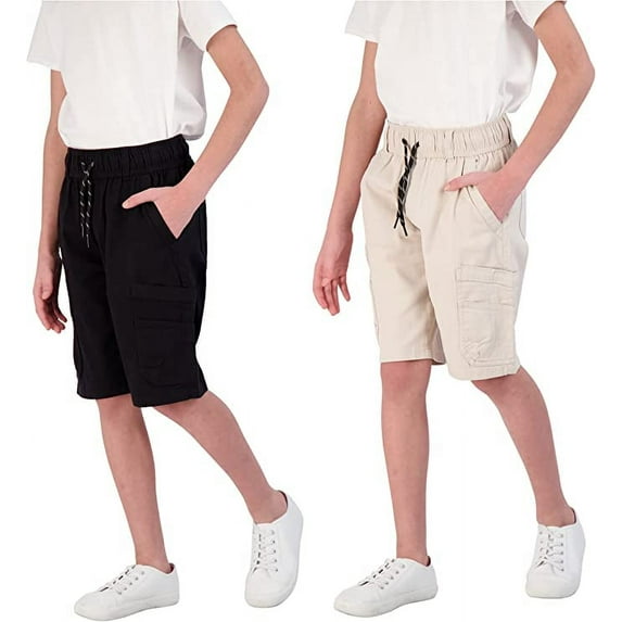 Tony Hawk Boys 2 Pack Twill Cargo Shorts , Size 5-16