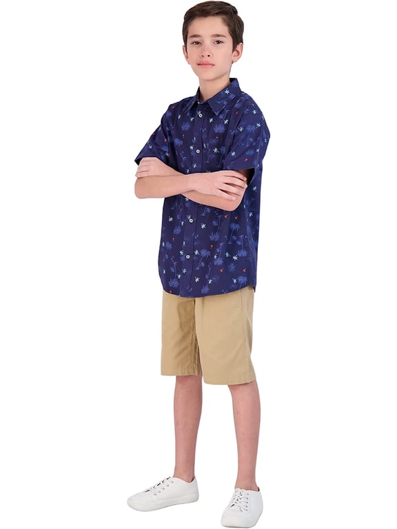 Boys 2-Piece Woven Short Set , Size 4-16