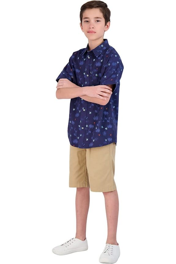 Boys 2-Piece Woven Short Set , Size 4-16