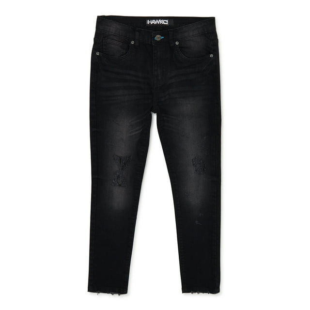 Tony Hawk Boys Distressed Denim Jeans, Sizes 4-16 - Walmart.com