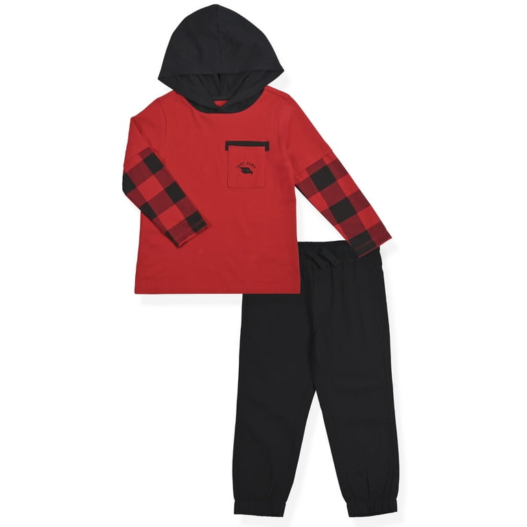 Tony Hawk Boys Long Sleeve Hooded Top and Jogger Pant 2 Piece