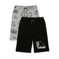 thumbnail image 1 of Tony Hawk Boys Print and Solid Knit Shorts, 2-Pack, Sizes 4-16, 1 of 3