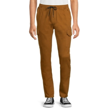 Tony Hawk Men's & Big Men's Stretch Twill Pull-On Cargo Pants, Sizes S-XL