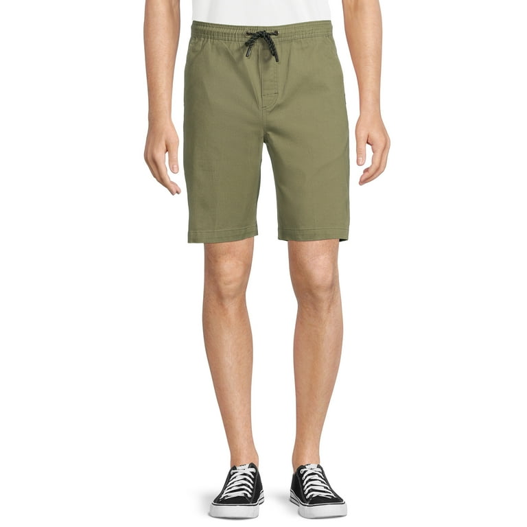 Tony Hawk Men's Pull-On Stretch Twill Shorts, Sizes S-XL, Mens Shorts