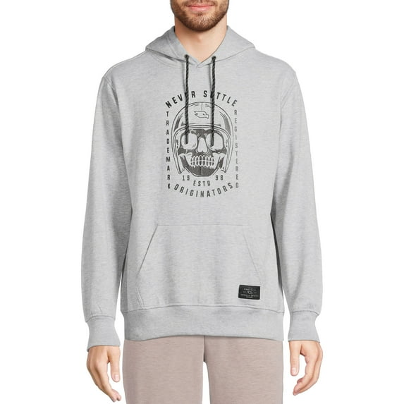 Tony Hawk Men's Skull Logo Pullover Fleece Hoodie Sweatshirt, Sizes S-XL