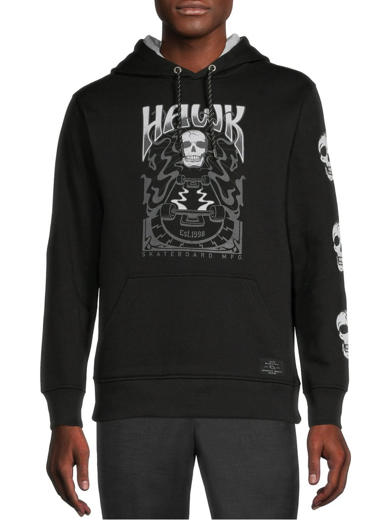 Tony Hawk Men's Skulls Fleece Hoodie Sweatshirt, Sizes S-XL