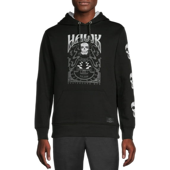 Tony Hawk Men’s Skulls Fleece Hoodie Sweatshirt, Sizes S-XL