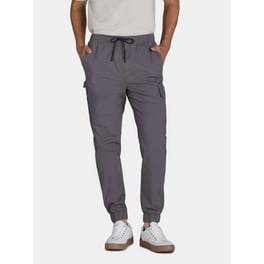 Lazer Men's Pull-On Stretch Twill Jogger Pants, Sizes S-XL Lazer Men's Pull-On Stretch Twill Jogger Pants, Sizes S-XL