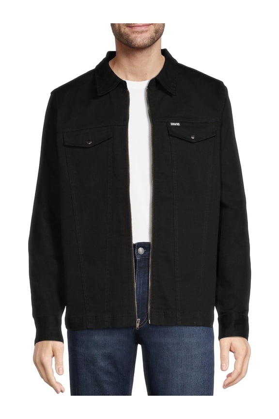 Men's Stretch Twill Trucker Shacket