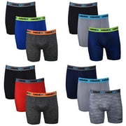 Tony Hawk Mens Performance Boxer Briefs - 12-Pack Athletic Fit Breathable Tagless Underwear