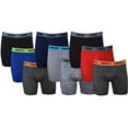 thumbnail image 1 of Tony Hawk Mens Performance Underwear - 3-Pack Stretch Performance Boxer Briefs Training Breathable Athletic Fit No Fly, 1 of 29