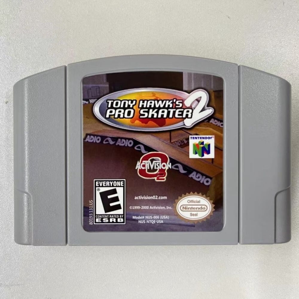 Cover Thps2 N64 Tony Hawk's Pro Skater (Nintendo 64 N64) Authentic