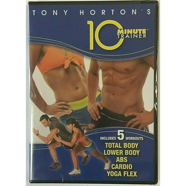 Tony Horton 10 Minute Trainer DVD Total Body, Lower Body, Abs